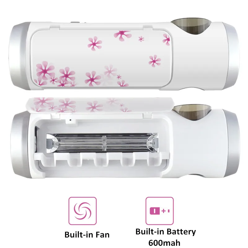 Najtaniej Lampa UV sterylizator szczoteczki do zębów dla rodziny 5 szczoteczki do zębów UV Sanitizer głowica elektrycznej szczoteczki do zębów Cleaner uchwyt do pasty do zębów uchwyt