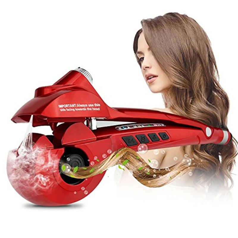 

Steam Spray Spiral Automatic Hair Curler Professional Rotating Wand Curling Iron Hair Styling Tools Curlers Crimper Curl Styl