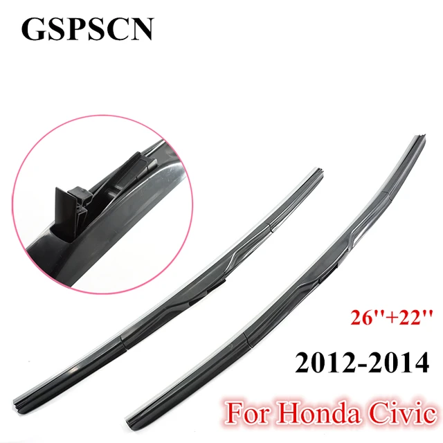 Aliexpress.com : Buy GSPSCN Pair Windscreen Wiper Blade For Honda Civic Sedan 2012 2013 2014 2014 Honda Civic Lx Windshield Wipers Size
