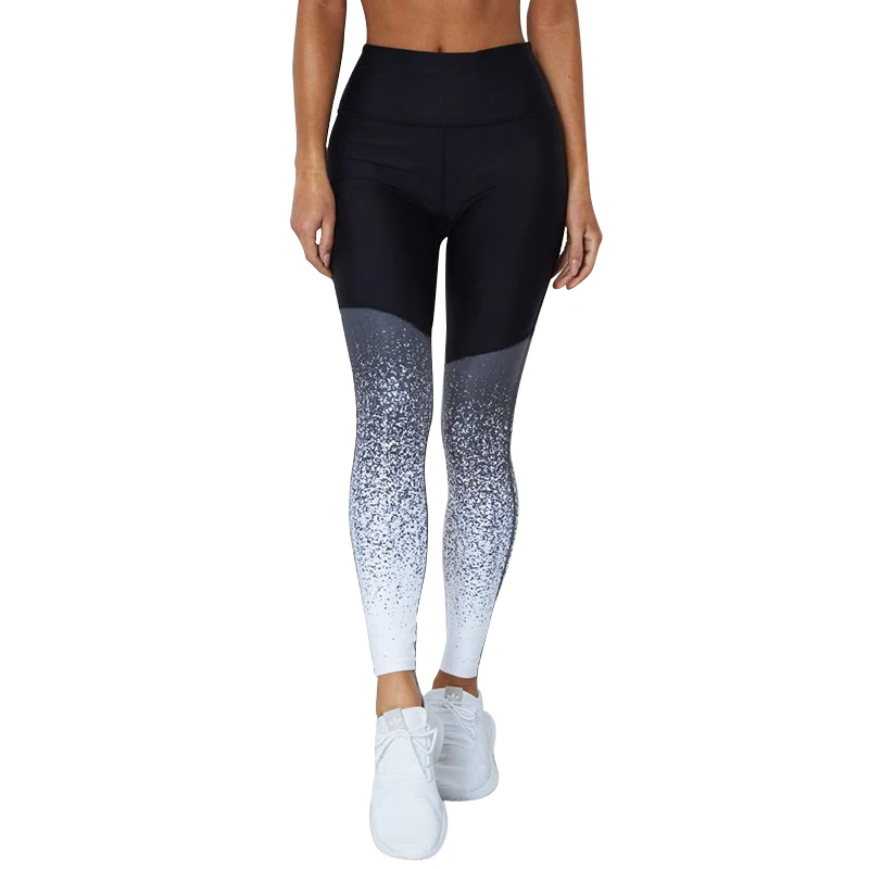 

Fashion Energy Women Fitness Leggings High Elastic Waist Pants Sports Trousers Starry Printed Leggins Push Up Stretchy Clothing
