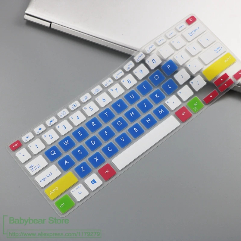 Силиконовая клавиатура для ноутбука Защитная для ASUS VivoBook S13 S330UN s330ua S330U s330 adol S 13 13,3 дюйм чехол для клавиатуры протектор - Цвет: candyblue