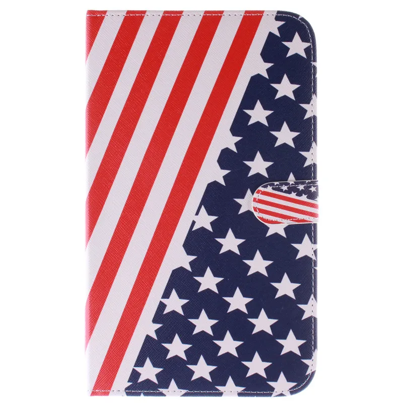 Colorful Wallet Case for Samsung Galaxy Tab 3 8.0 Case T310 T311 PU Leather Stand Case With Card Slot For Galaxy Tab 3 8.0 inch (66)