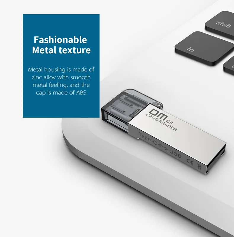 DM CR006 USB C кард-ридер Micro SD/TF type C мульти-ридер для MacBook или смартфона с интерфейсом USB-C