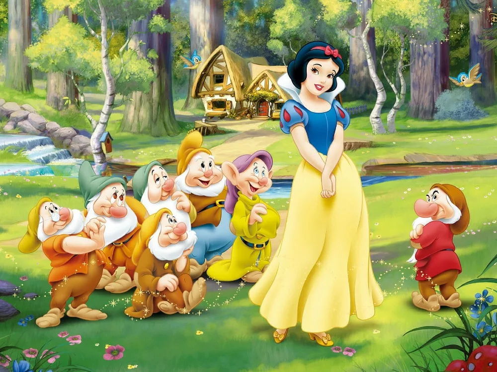 

5D Diamond Painting princess and Seven Dwarfs Crystal Needlework Diamond Embroidery Cartoon Rhinestone DIY Crafts Home Decor