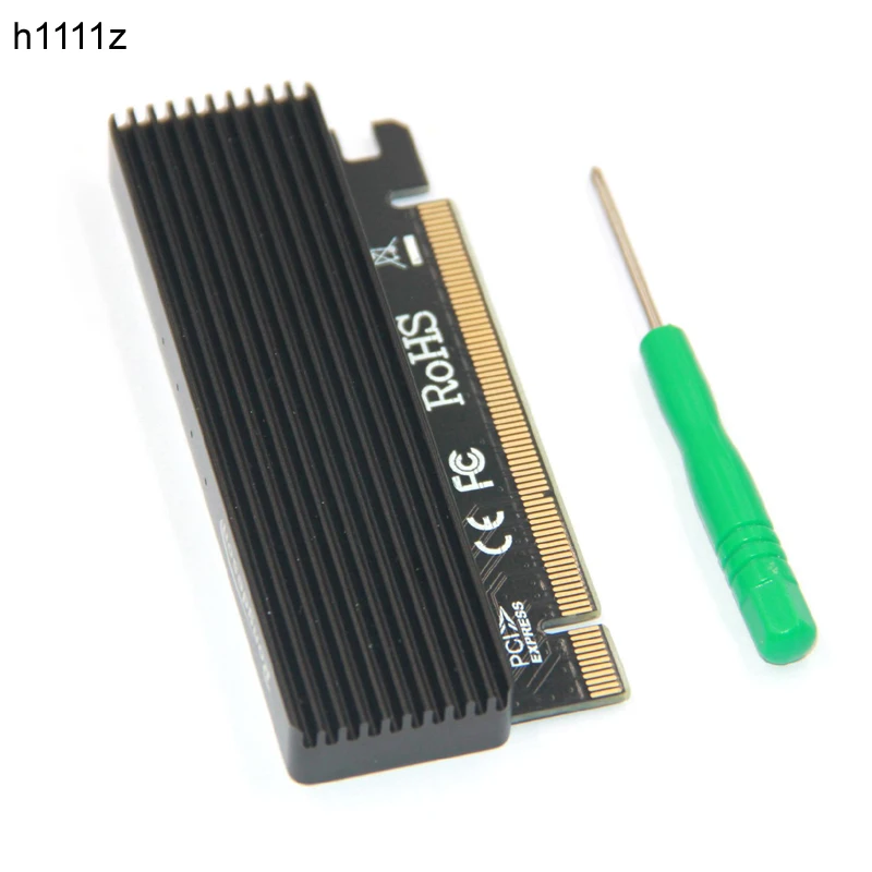 Адаптер M.2 NVMe SSD NGFF на PCIE 3 0 X16 со светодиодной M картой интерфейса поддержка PCI Express