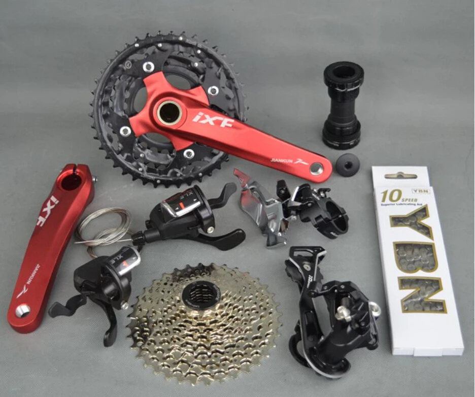 Microshift XCD Groupset 7pcs Mountain Bike 3x10 Speed Front Derailleur FD M853 Rear Derailler RD 