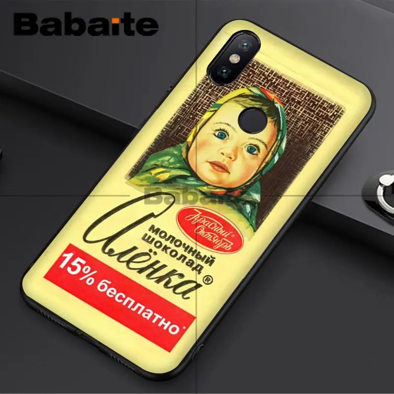 Babaite alenka bar wonka шоколадный черный мягкий чехол для телефона для redmi 5plus 5A 6pro 4X note5A note4x note6pro 6A чехол - Цвет: A16