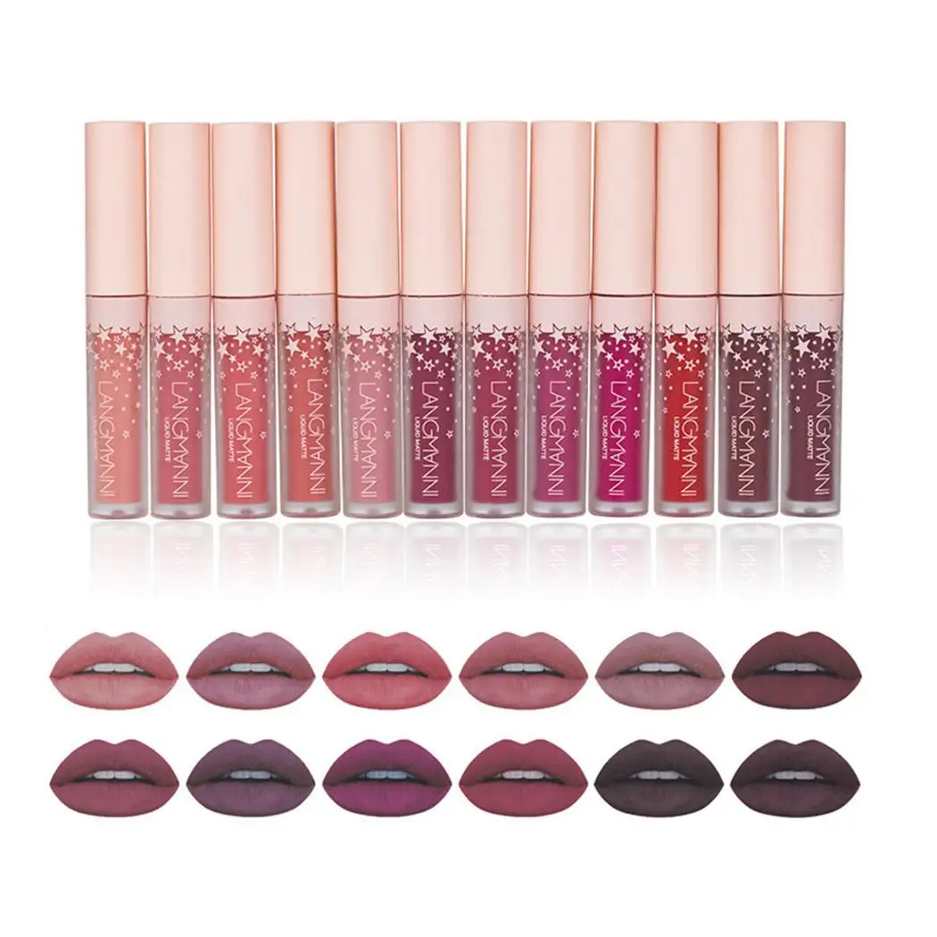 

Party Lasting 50g Women Waterproof Liquid Lipstick Matte Cosmetic Lip Gloss Long Casual Dating