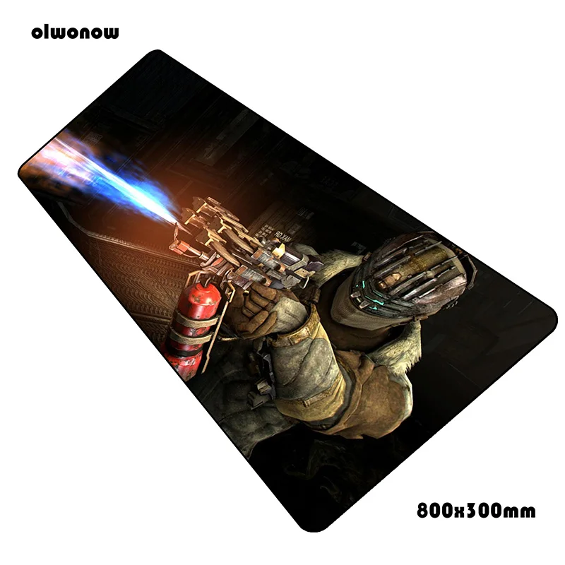 Dead space коврик для мыши 800x300x3 мм коврики для мыши офисные игровые коврики для мыши геймер подставка для запястья персонализированные коврики для мыши Клавиатура ПК pad