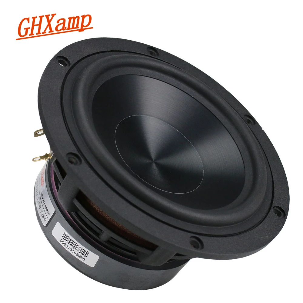 Низкочастотный динамик GHXAMP диагональю 5 25 дюйма 60 Вт HiFi алюминиевый керамический