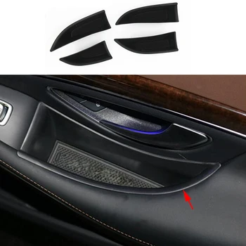 

4x Inner Door Armrest storage box ABS Cover For Mercedes-Benz S Class W222 14-16
