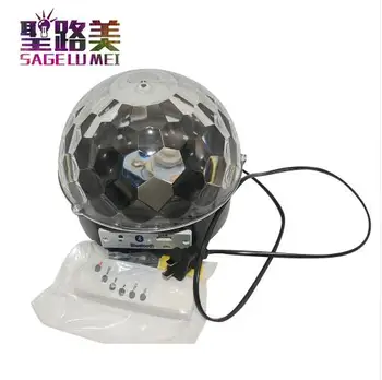 

18W Bluetooth LED disco ball light remote control music ball stage effect soundlights DJ magic ball project laser party lights