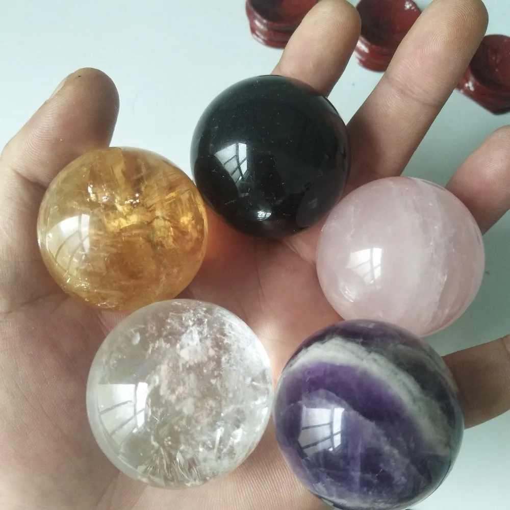 171819-46cf17.jpg Lot of 5pcs Natural Quartz Crystal Balls