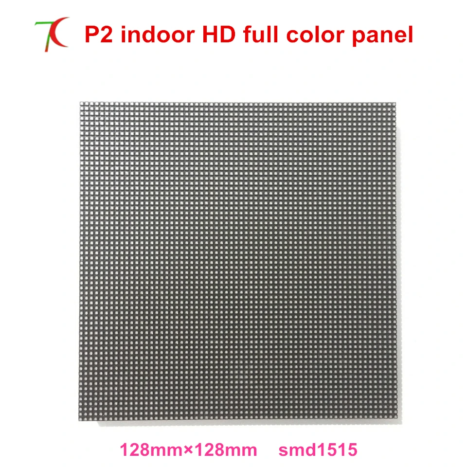 

Normal brightness P2 indoor 32scan full color led board ,128*128mm,2000cd