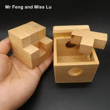 Узорчатые деревянные коробки игрушка-пазл головоломка для развития интеллекта головоломка против стресса игрушка