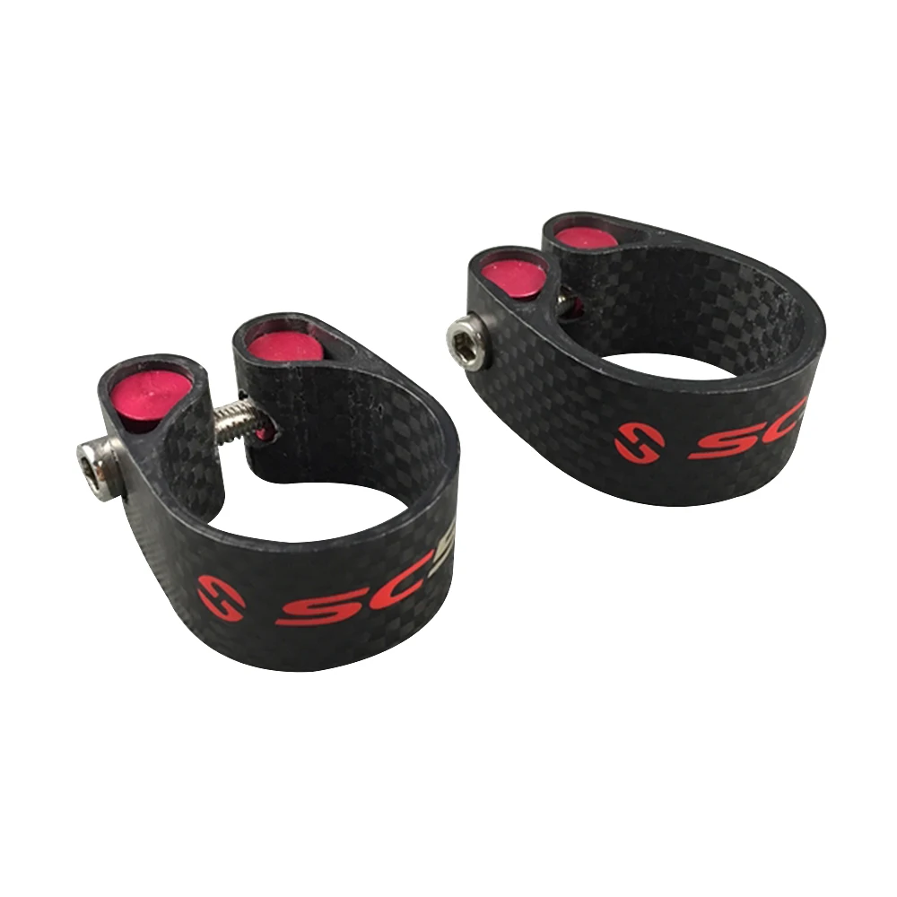 

TOSEEK SC50 NEW 3K Matte Full Carbon Fiber Seat post Clamp For 27.2/30.8/31.6mm Seatpost Clamp