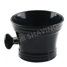 CSB высококачественная керамическая чаша для крема для бритья Кружка чаша Парикмахерская магазин-салон инструмент(черный