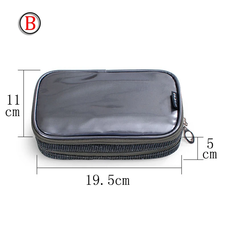 Cute Girl Professional Travel Small Makeup Bag Double Waterproof Cosmetic Bag Fashion Beautician Organizer Toiletry Makeup Pouch