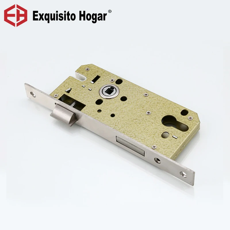 85*50 cerradura de puerta de Hardware de dividir cuerpo de la cerradura de puerta de madera cuerpo de la cerradura de Metal de acero inoxidable