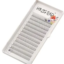 HBZGTLAD ресницы предварительно сделанные русский объем вентиляторы 3D норковые ресницы длинные Стволовые ресницы предварительно сделанные ресницы для наращивания поставки