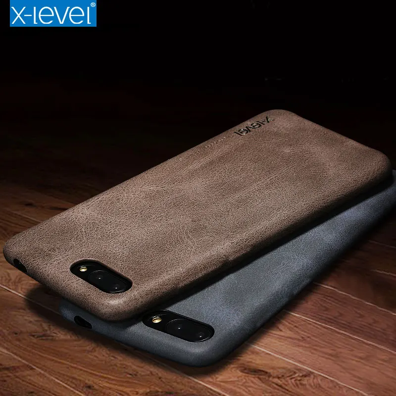 

Leather Case For Huawei Honor 10 X-level Original Soft Luxury PU 360 Full Protection Back Cover Case For Huawei Honor 10