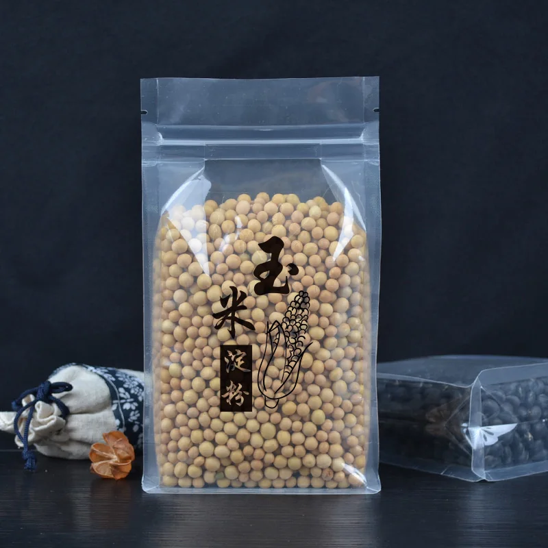 Молния стойка для замков пластиковая упаковка утолщение зерна spice семена дыни сумка пустая стоящая кофе тепла герметизируемые мешки 100 шт