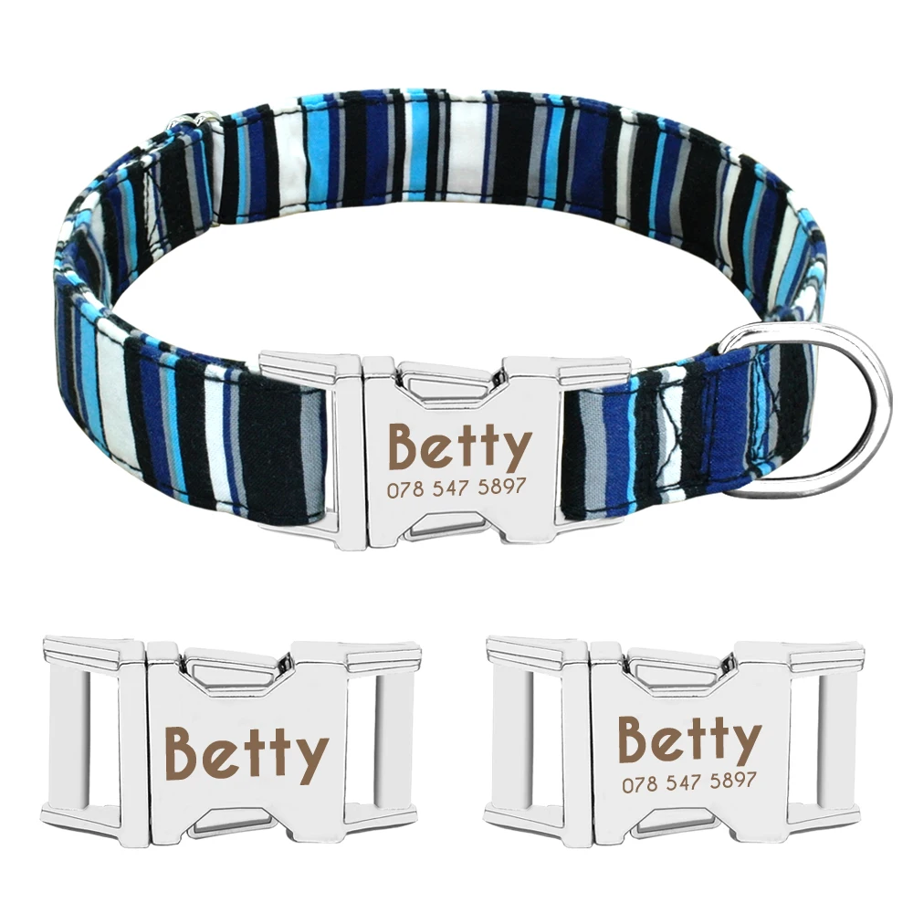 Personalized Adjustable Dog Collar 
