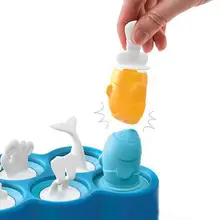 Летние инновационные DIY уродливые рыбы кремния эскимо плесень пищевого качества Эскимо Плесень Для Мороженого украшения Полимерная глина ремесленные формы