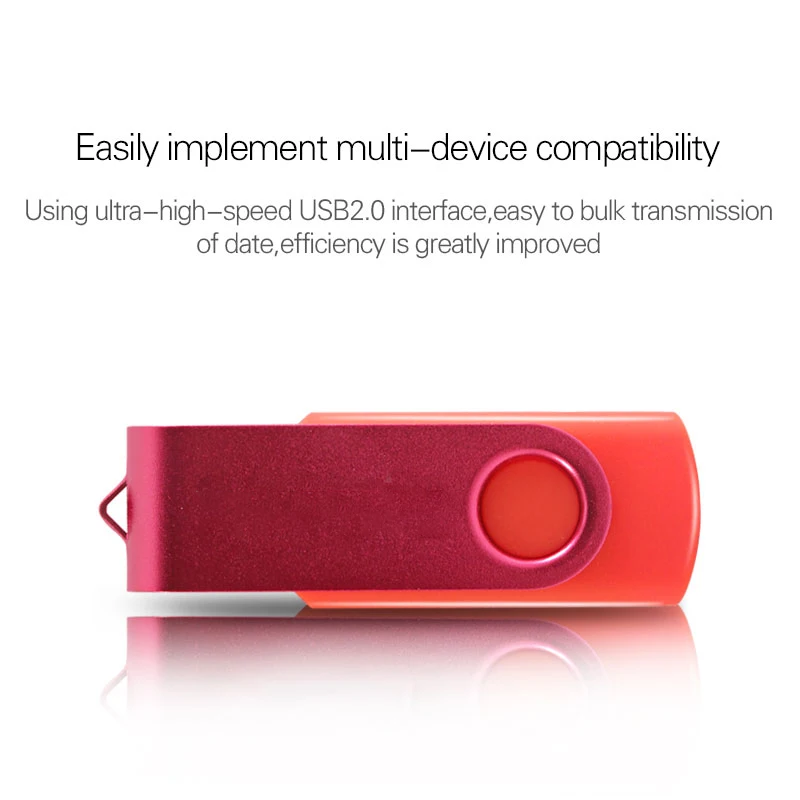 

2018 new Usb Flash Drive Real Capacity Colorful Rotate Key Memory USB Stick Pen Drive Pendrive For PC