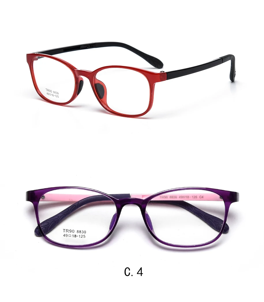 Детские очки для мальчиков и девочек, легкие очки, оправа, детские очки по рецепту, оправа, силиконовая, уход за носом, 830