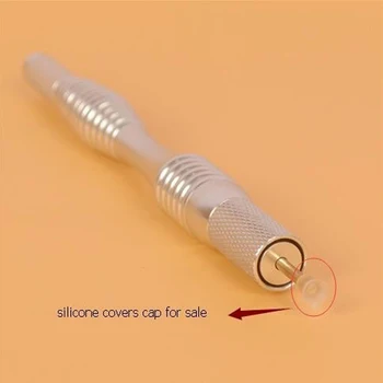 

100pcs Plastic Rubber pad for new model permanent makeup pen silicone covers cap on each pen Liner Microblading Caneta Tebori