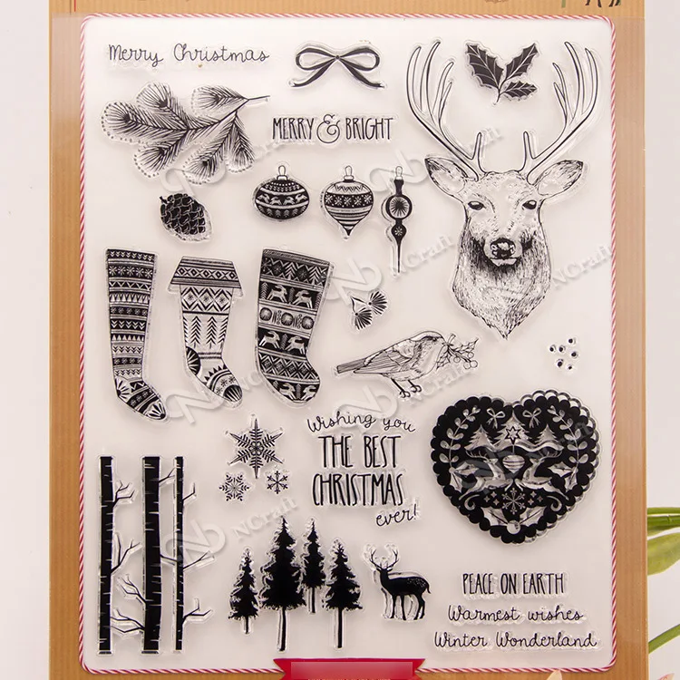 

NCraft Clear Stamps N1202 Scrapbook Paper Craft Clear stamp scrapbooking