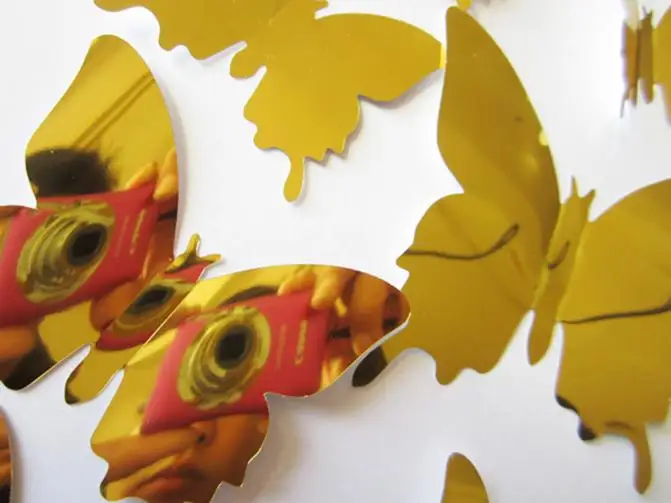 Наклейки на стену Переводные бабочки 3D зеркальные настенные художественный Декор для дома для гостиной, спальни, кухни, туалета и праздничного свадебного декора