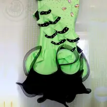 Стиль Костюмы для латинских танцев сексуальный костюм для взрослых спандекс алмаз латинские танцевальные платья для женщин конкурс латиноамериканских танцев платья S-4XL