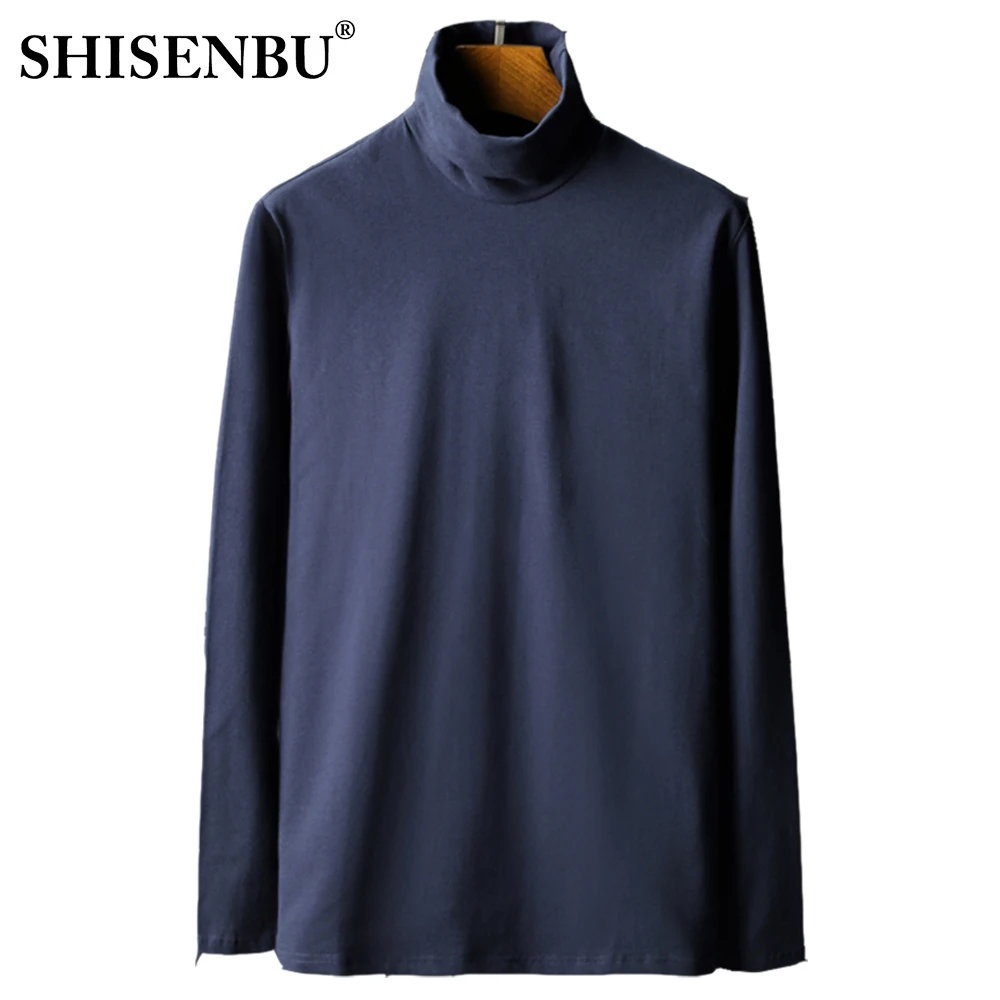 95% Cotton Undershirts Long Sleeve bodysuit Fitness warm Inner Undershirts close-fitting Relax Stretch men clothes oversize 4xl (2)