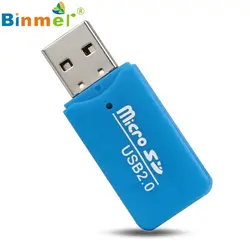 Высокоскоростной мини USB 2,0 Micro SD TF T-Flash адаптер для чтения карт памяти SZ0308 * 1,1