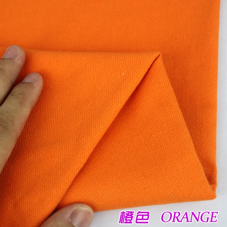 

Orange Upholstery Canvas Cotton Duck Fabric Cotton Fabric Canvas Fabric 60"wide Sold By The Yard Free shipping
