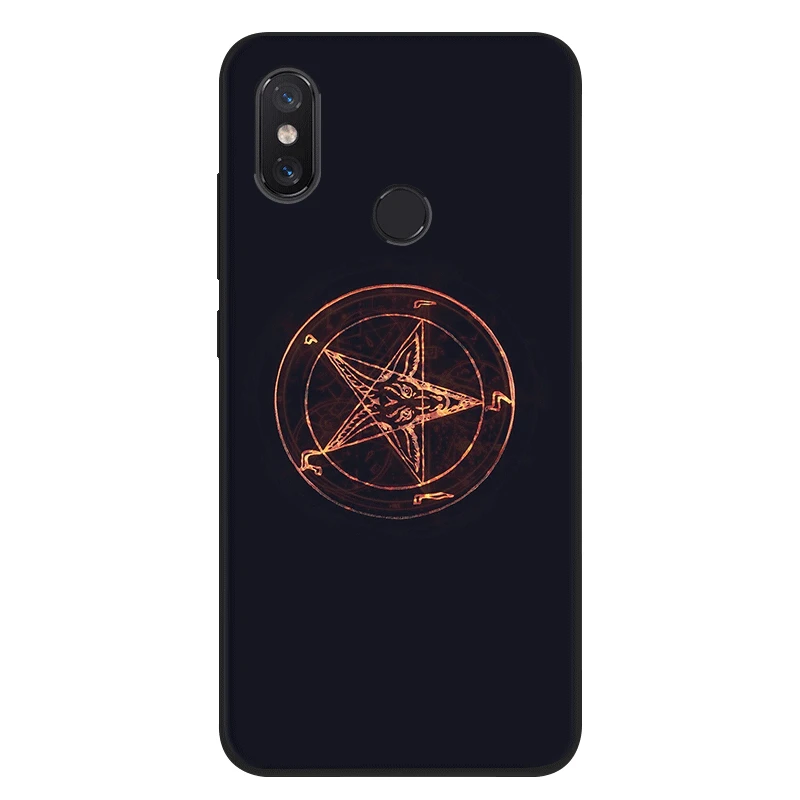 Силиконовые черные ТПУ чехлы для Xiaomi Mi 6 8 A1 A2 F1 lucifer ТВ серии постер