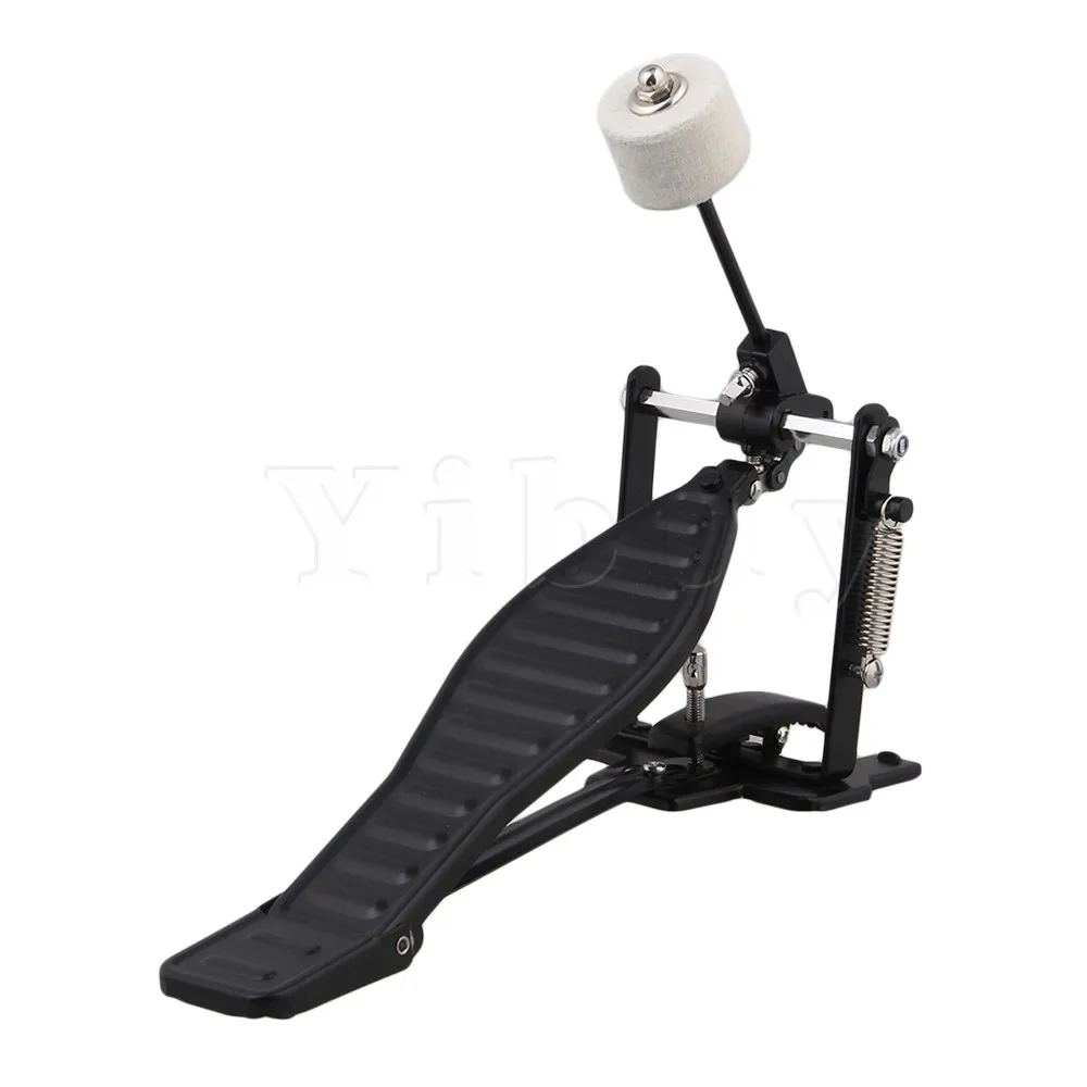 Yibuy Black Shelf drum Pedal and Drumstick for Children Rack Drums Repair Kit 