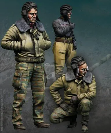 

1/35 Resin Kits Russian Tank Soldier 3pcs/set