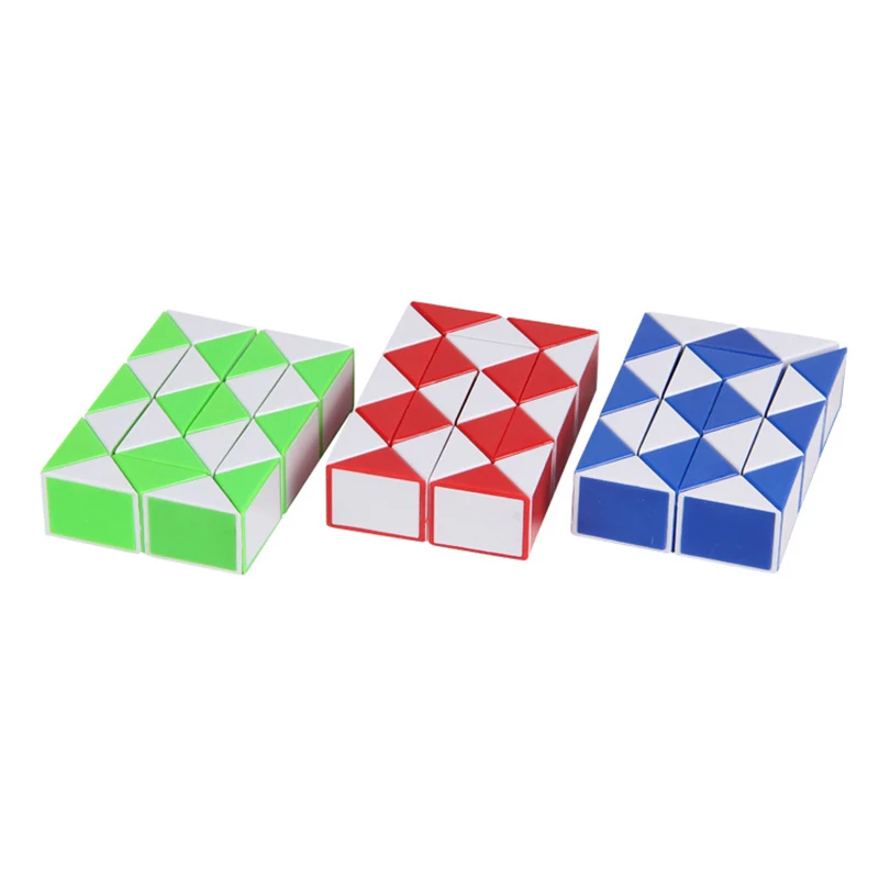 Z cube магический куб пазл-змея линейка твист куб 24 блоки образовательные забавные игрушки для детей студенческий подарок