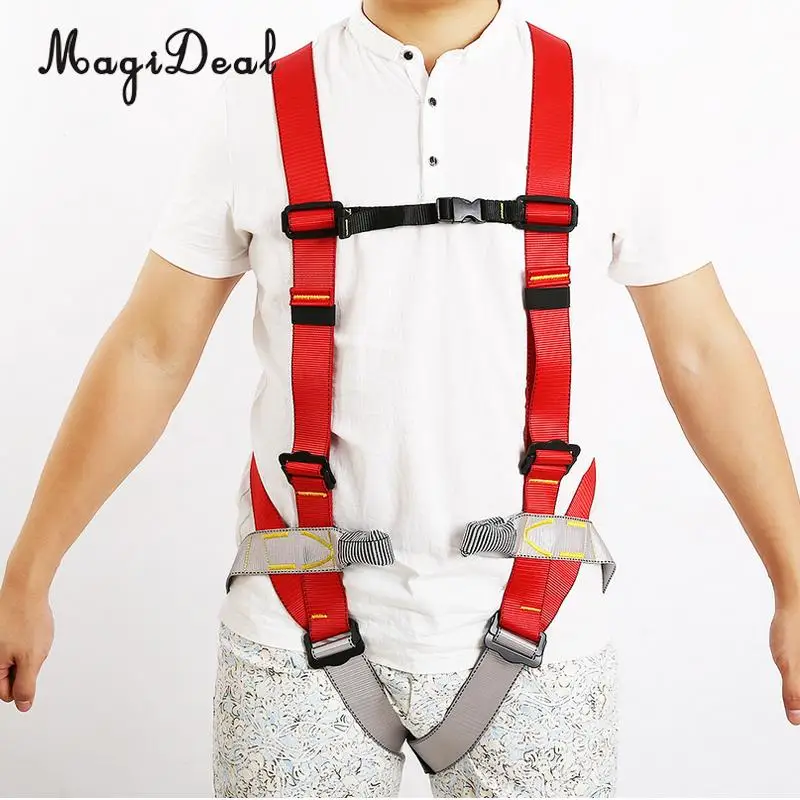 Safety Waist Harness Climbing Descending Seat Belt Fall Protection full body chest support