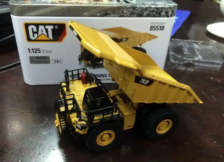 Новая модель Box DM Cat 793F горный грузовик литье под давлением в масштабе 1:125 #85518|mining