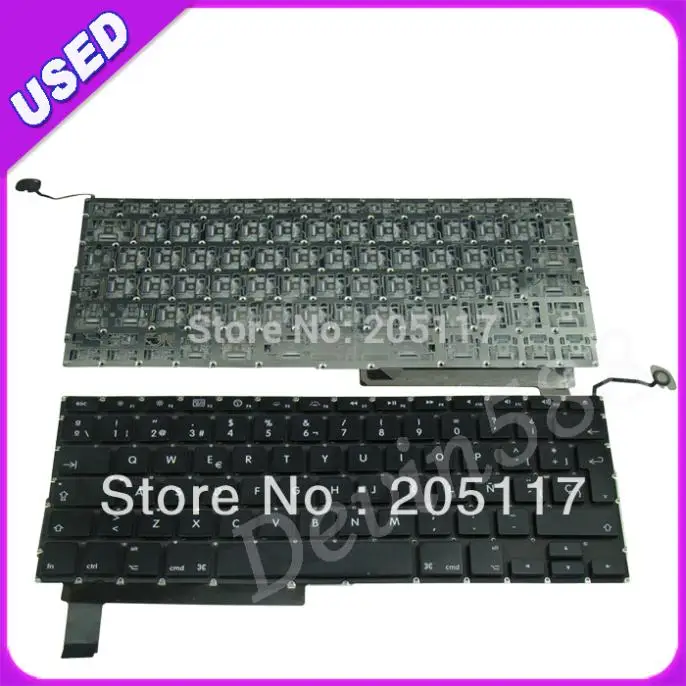 

New For Macbook pro Unibody 15''A1286 Spanish/SP layout Keyboard Black 2009 2010 Year