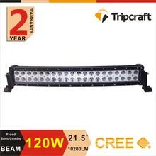 VENDITA CALDA 120 W LED LIGHT BAR CURVA Car Truck off strada 4X4 ATV moto trattori Luci spot flood fascio lampada 12 V