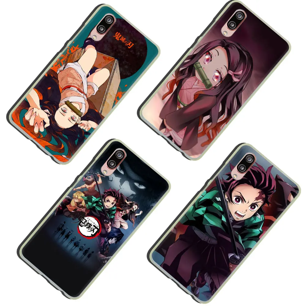 Жесткий чехол для телефона Anime Demon Slayer Kimetsu No Yaiba 2015 2016 2017 Pro Smart 2019 Huawei P30 P20 P8 P9 P10 Plus