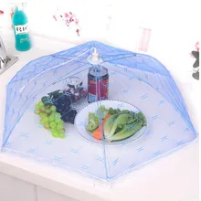 Foldable Mesh Food Covers Lace Table Cover Umbrella Style Hexagon Gauze Meal Anti Fly Mosquito Kitchen Gadgets Cooking Tools