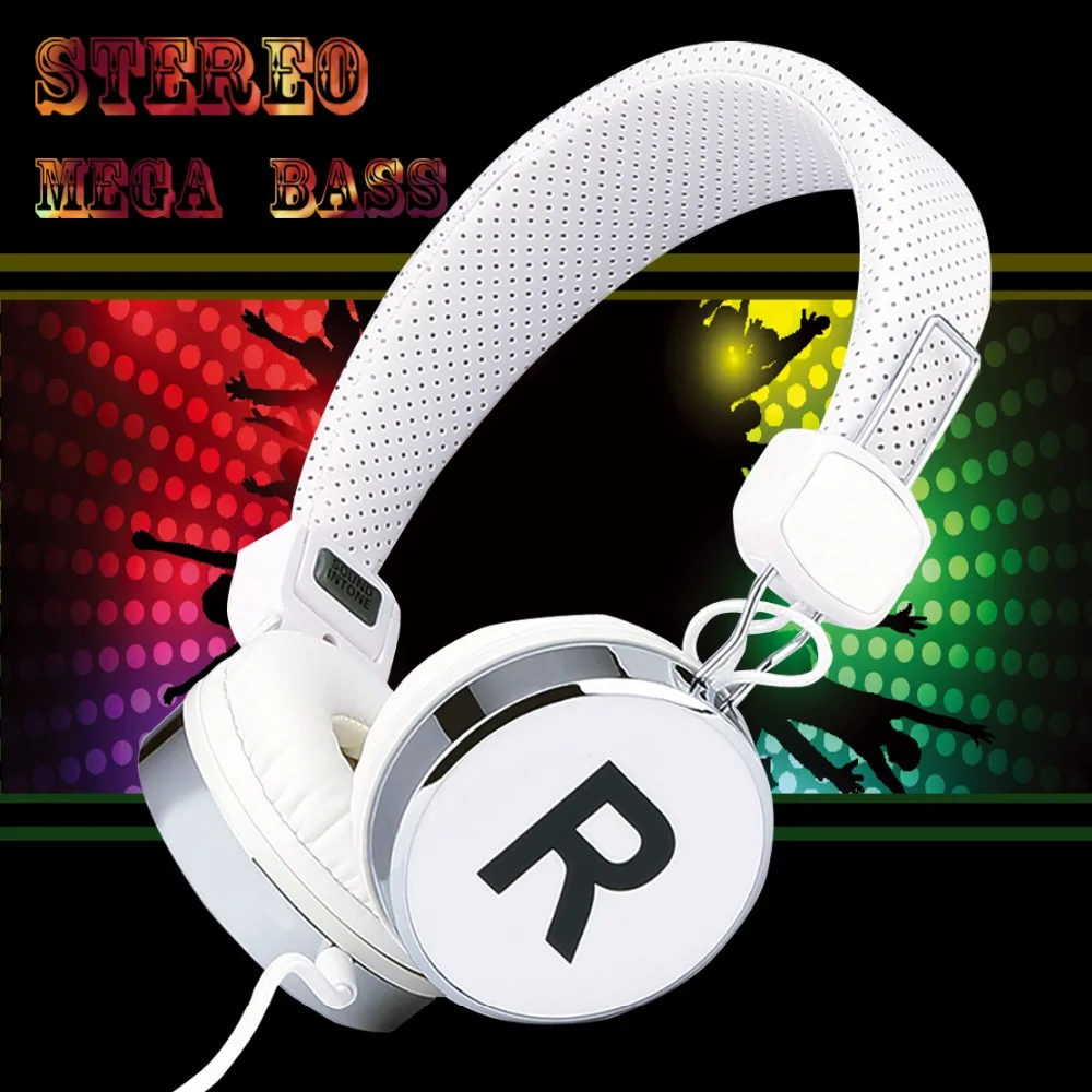  Fashion Headphone Stereo Mega Bass Gaming Headset Western Style Micro Earpiece Noise Cancelling DJ For Xiaomi Hybrid PC Gamer I6 