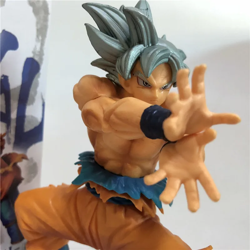 Dragon Ball Z Super Saiyan Goku серебряный стиль волос бомба волна фигурка DBZ Goku памятная Коллекционная модель игрушки 16 см