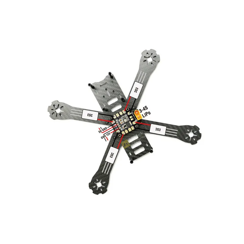 30,5*30,5 мм матек XT60 блок питания PDB Мощность распределительный щит с BEC 5 V/12 V для F3 F4 F7 CC3D управления полетом FPV Racing Drone